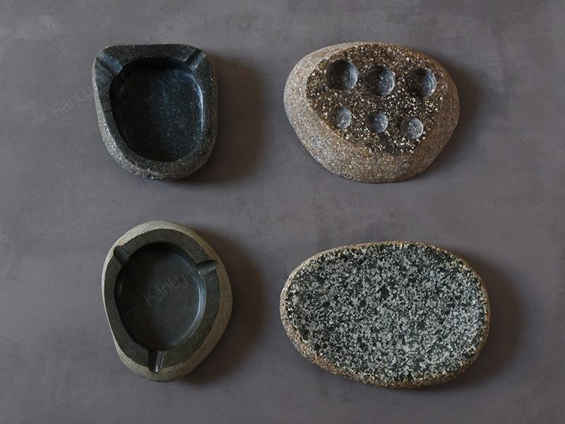 Gạt tàn thuốc bằng đá cuội Kanly PK55GT