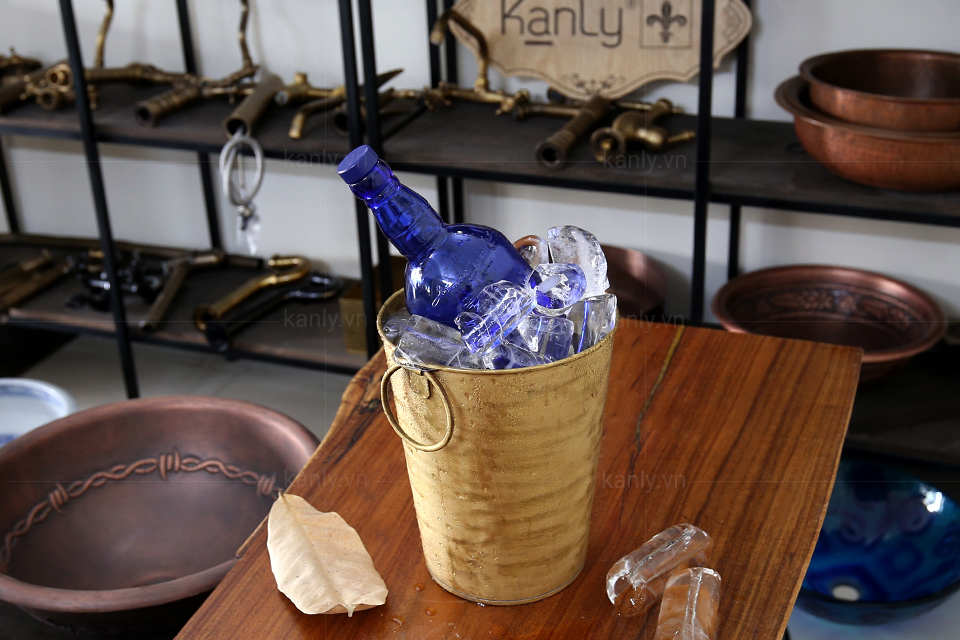 Xô đựng đá bằng đồng Kanly RSC503