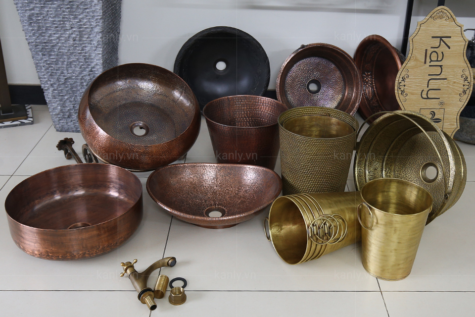 Xô đựng đá bằng đồng Kanly RSC503