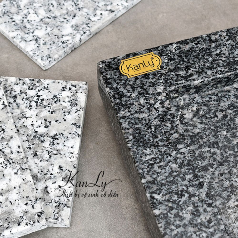 Khay tắm đứng bằng đá Granite Kanly STS02