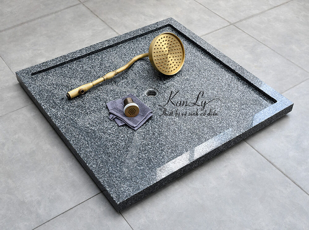 Khay tắm đứng bằng đá Granite Kanly STS02