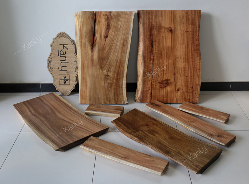 Bộ kệ trang trí treo tường bằng gỗ Kanly WT01