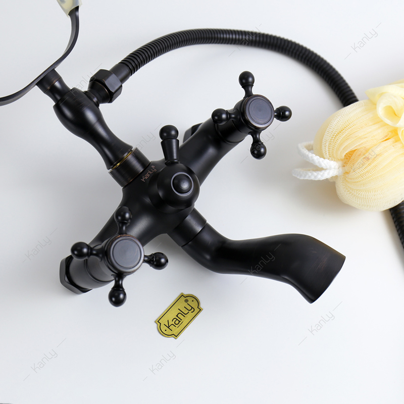 Sen tắm treo tường bằng đồng Kanly GCS01B