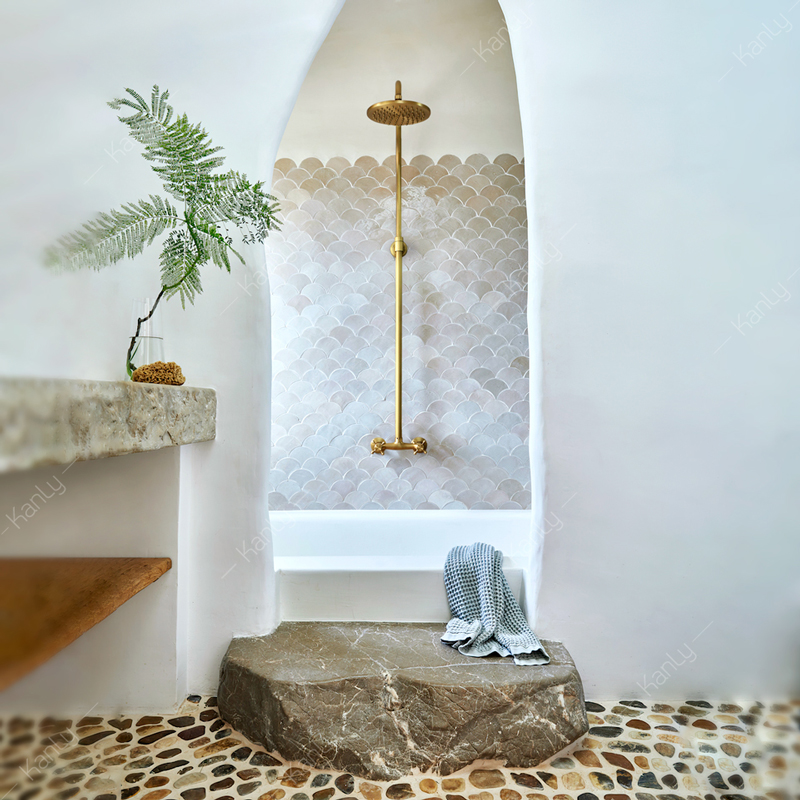 Sen cây tắm đứng nóng lạnh bằng đồng Kanly GCS30