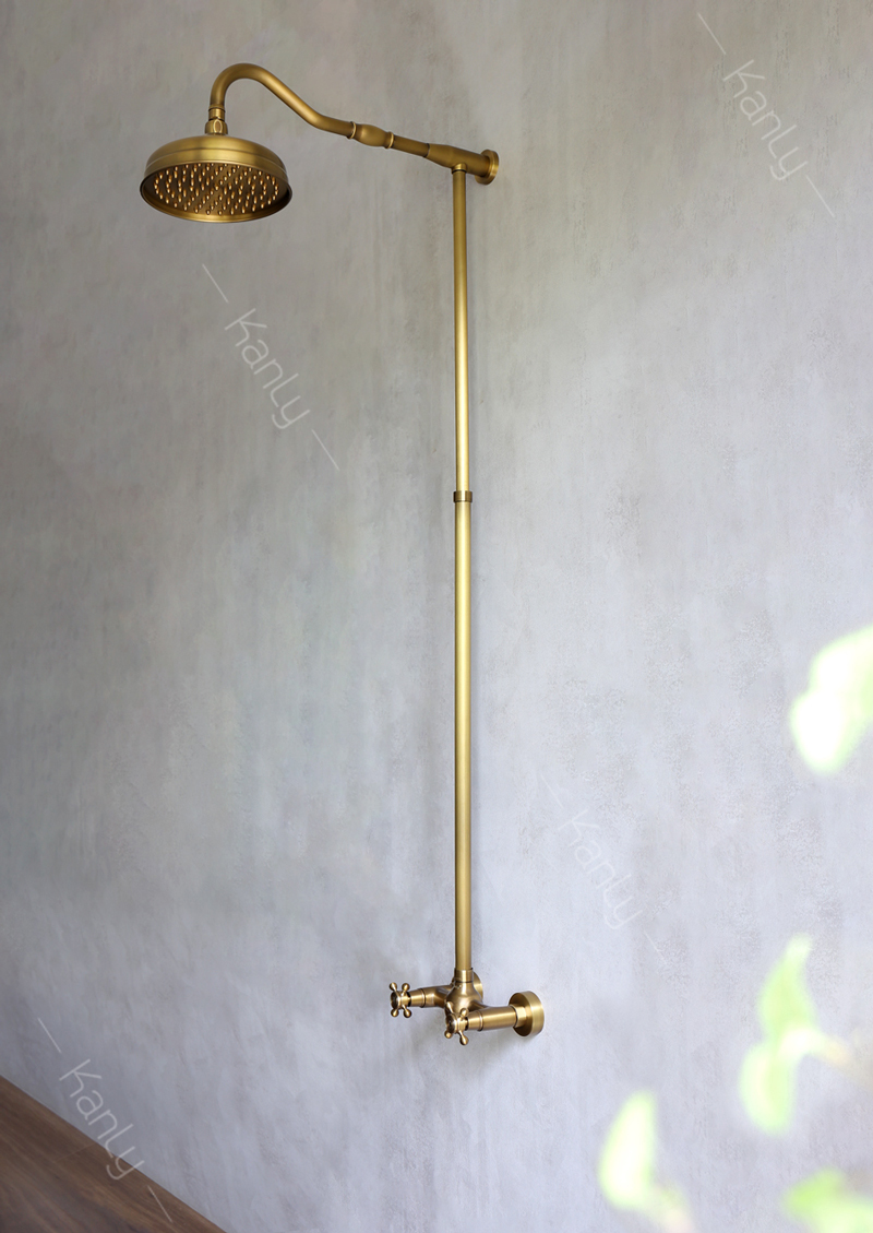 Sen cây tắm đứng nóng lạnh bằng đồng Kanly GCS30