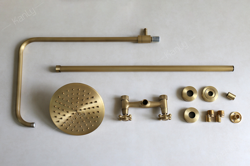 Sen cây tắm đứng nóng lạnh bằng đồng Kanly GCS30