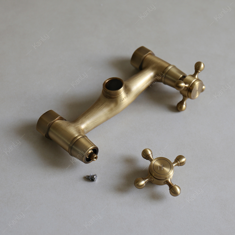 Sen cây tắm đứng nóng lạnh bằng đồng Kanly GCS30