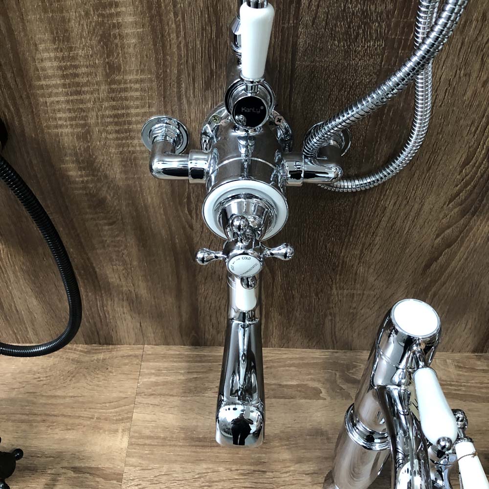 Bộ sen tắm cây đứng nóng lạnh Kanly CHS11