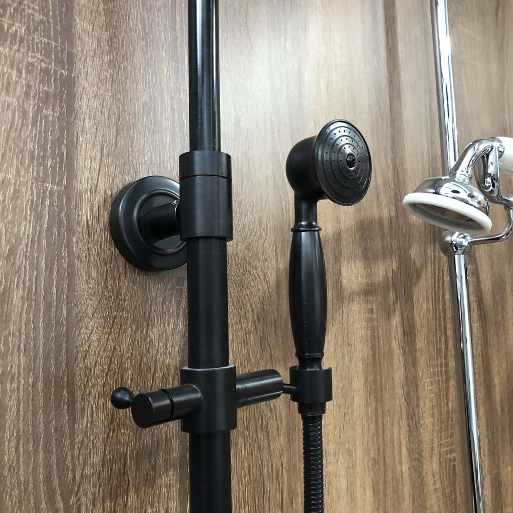 Bộ sen cây tắm đứng nóng lạnh bằng đồng Kanly GCS05B