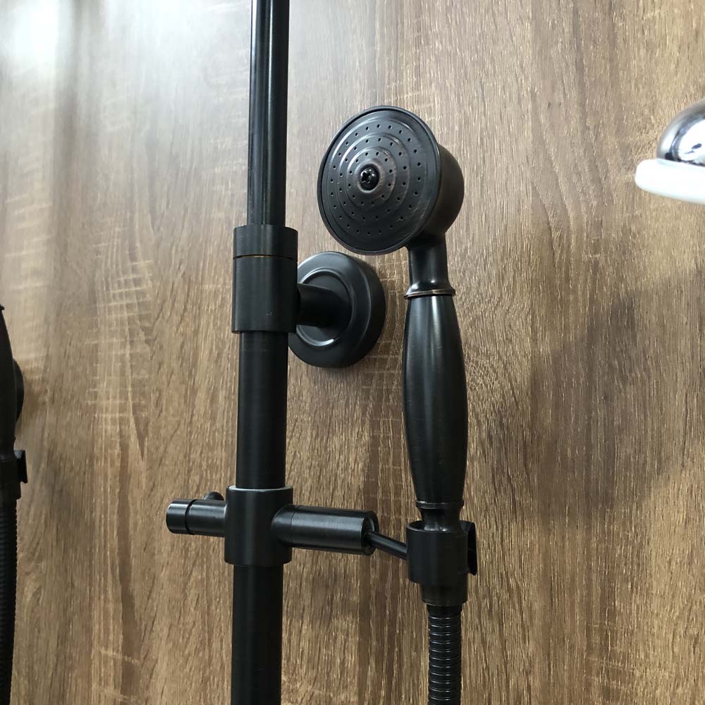 Bộ sen cây tắm đứng nóng lạnh bằng đồng Kanly GCS05B