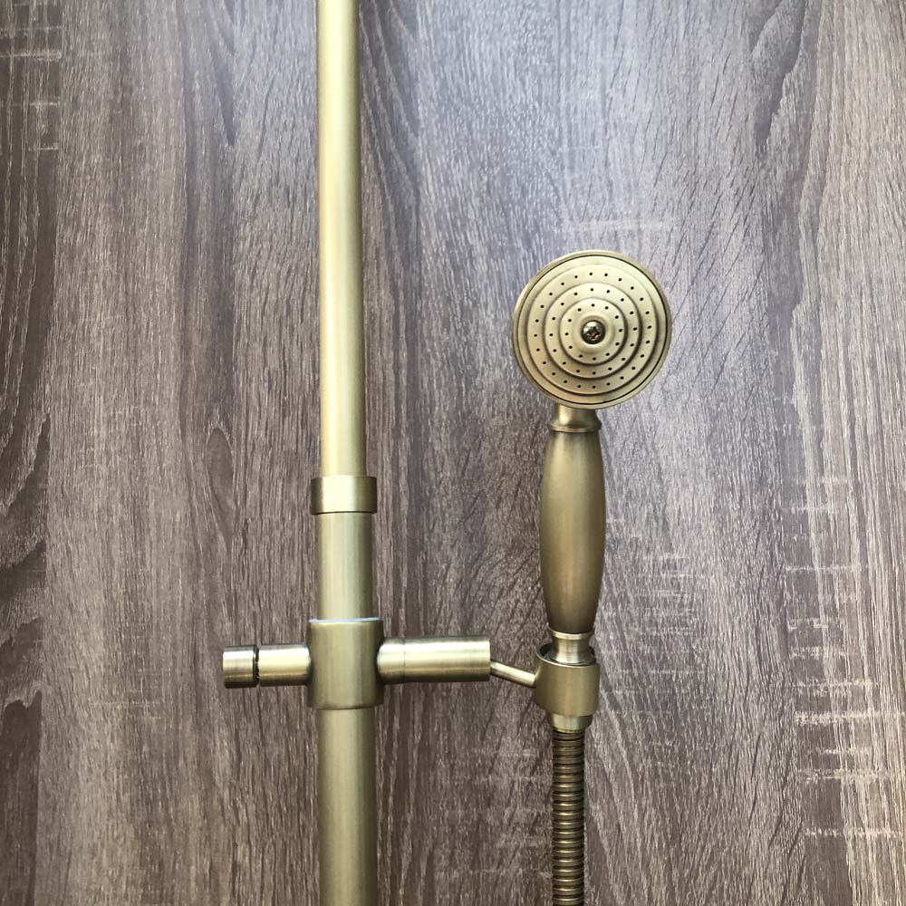 Bộ sen tắm cây đứng nóng lạnh bằng đồng Kanly GCS11