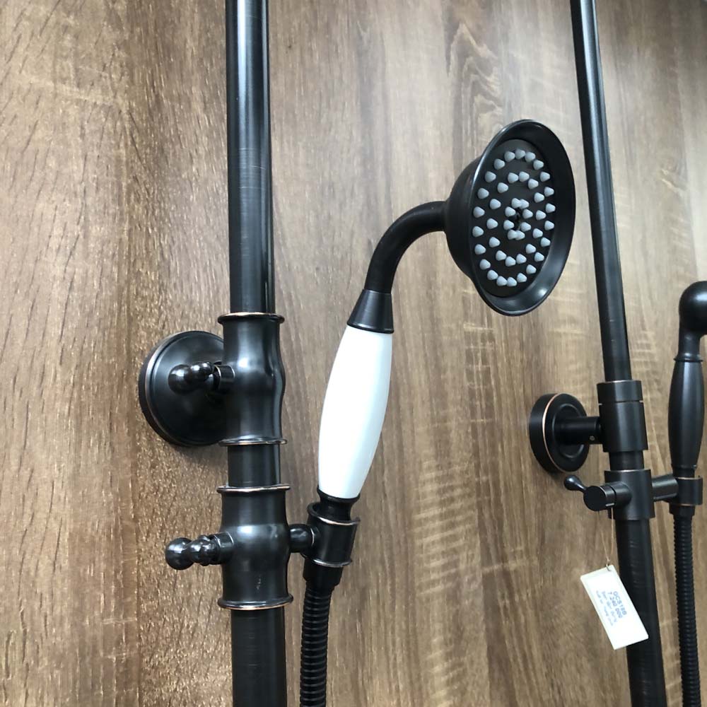 Bộ sen cây tắm đứng nóng lạnh bằng đồng Kanly GCS14B