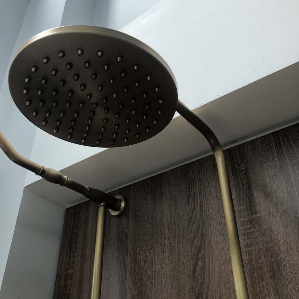 Bộ sen tắm cây đứng nóng lạnh bằng đồng Kanly GCS18