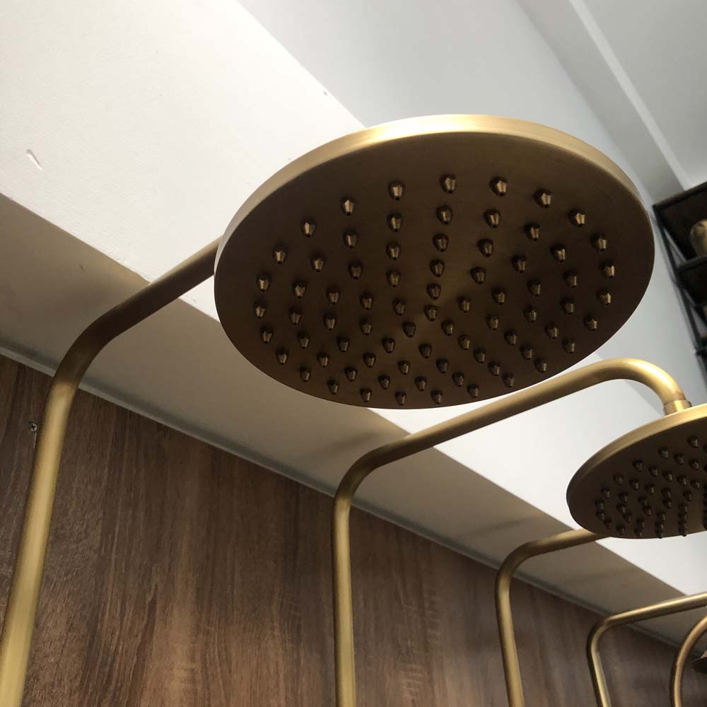 Bộ sen tắm cây đứng nóng lạnh bằng đồng Kanly GCS18