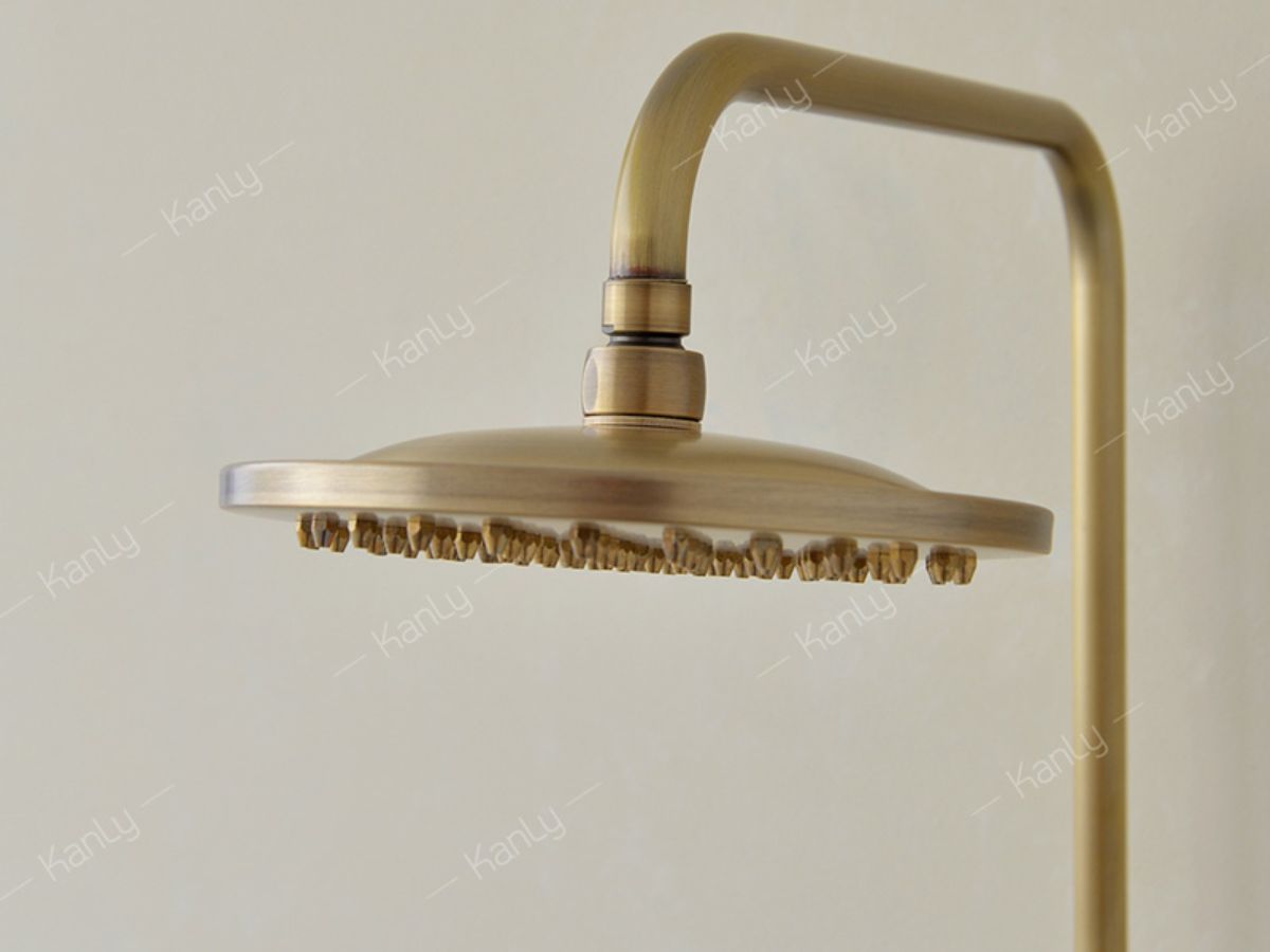 Sen cây tắm đứng nóng lạnh bằng đồng Kanly GCS19