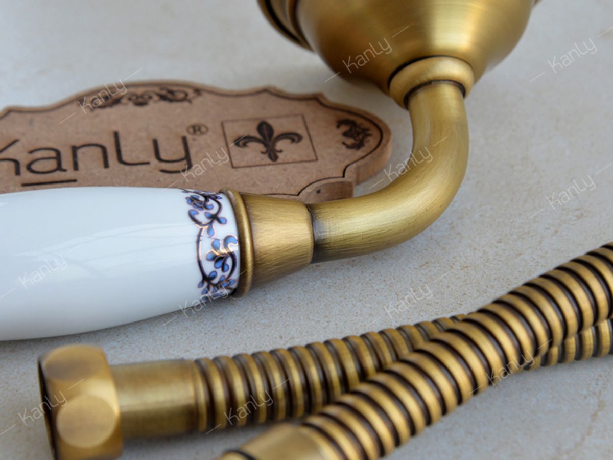 Sen cây tắm đứng nóng lạnh bằng đồng Kanly GCS19