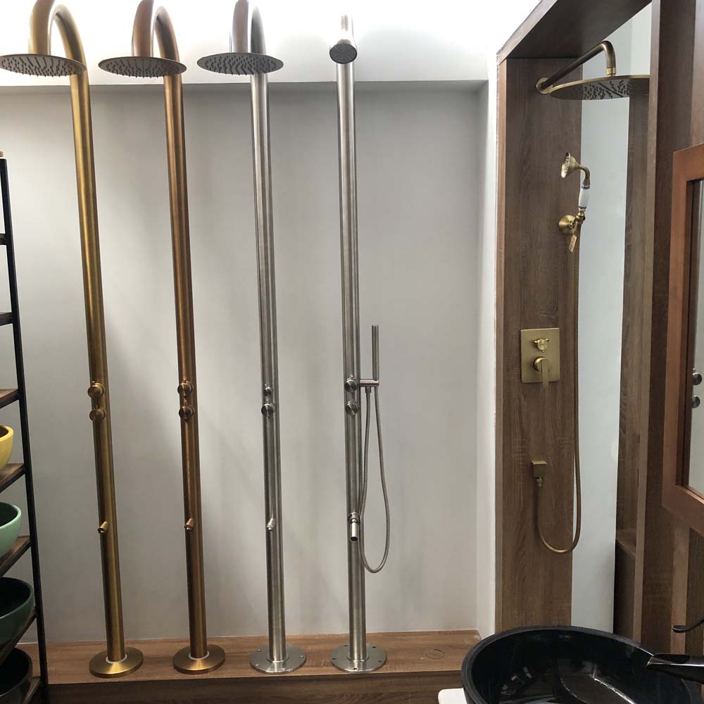 Sen cây tắm đứng đặt sàn ngoài trời Kanly KLS9003