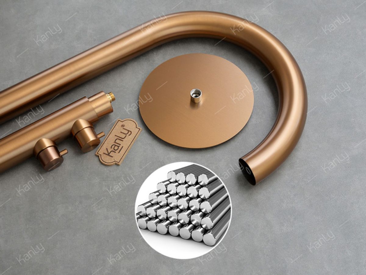 Sen cây tắm đứng đặt sàn ngoài trời Kanly KLS9007