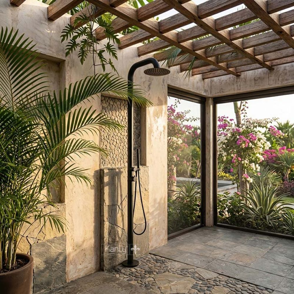 Sen cây tắm đứng đặt sàn ngoài trời Kanly KLS9008B