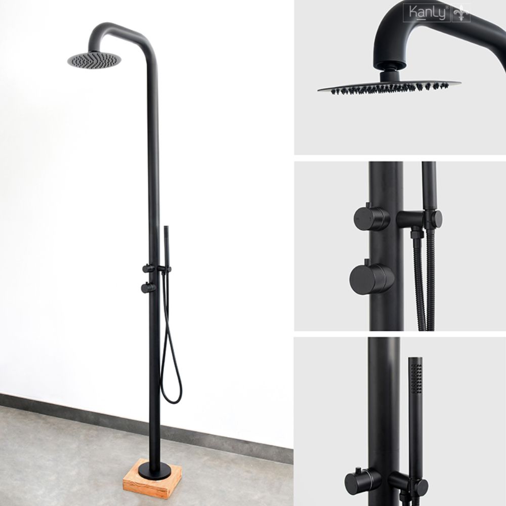 Sen cây tắm đứng đặt sàn ngoài trời Kanly KLS9008B