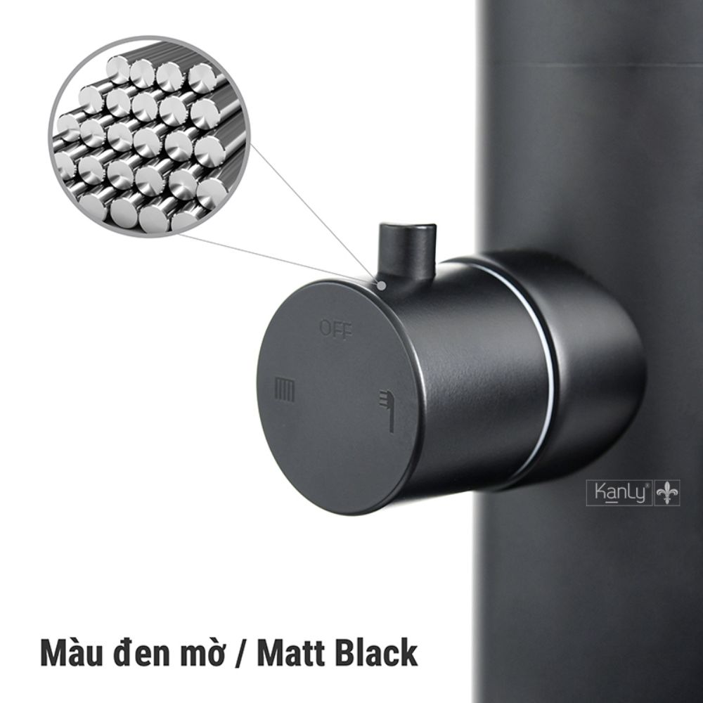Sen cây tắm đứng đặt sàn ngoài trời Kanly KLS9008B