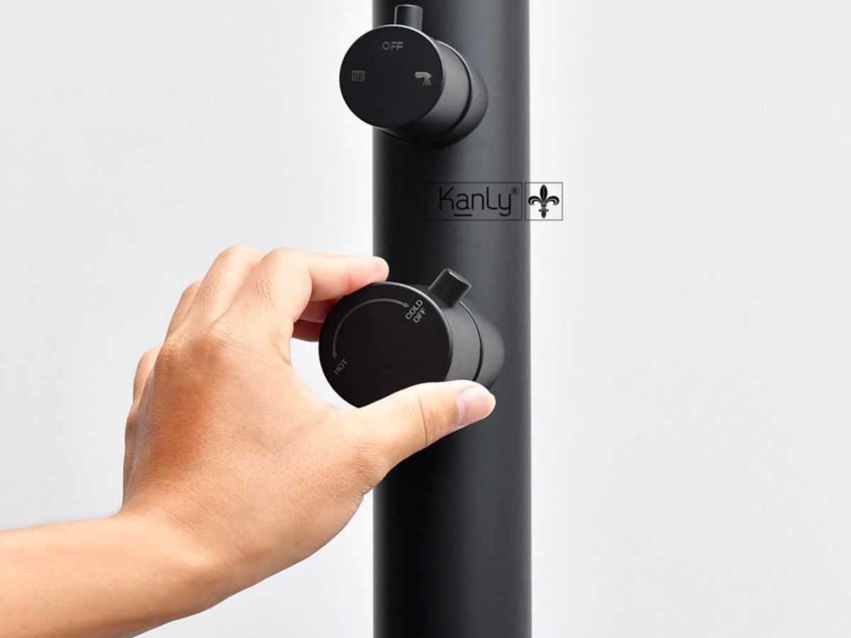 Sen cây tắm đứng đặt sàn ngoài trời Kanly KLS9015B