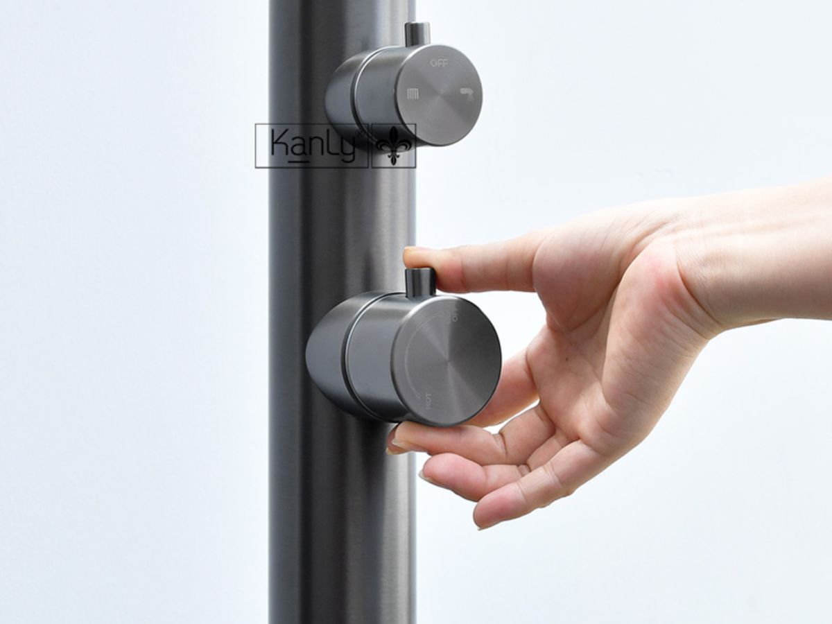 Sen cây tắm đứng đặt sàn ngoài trời Kanly KLS9015B