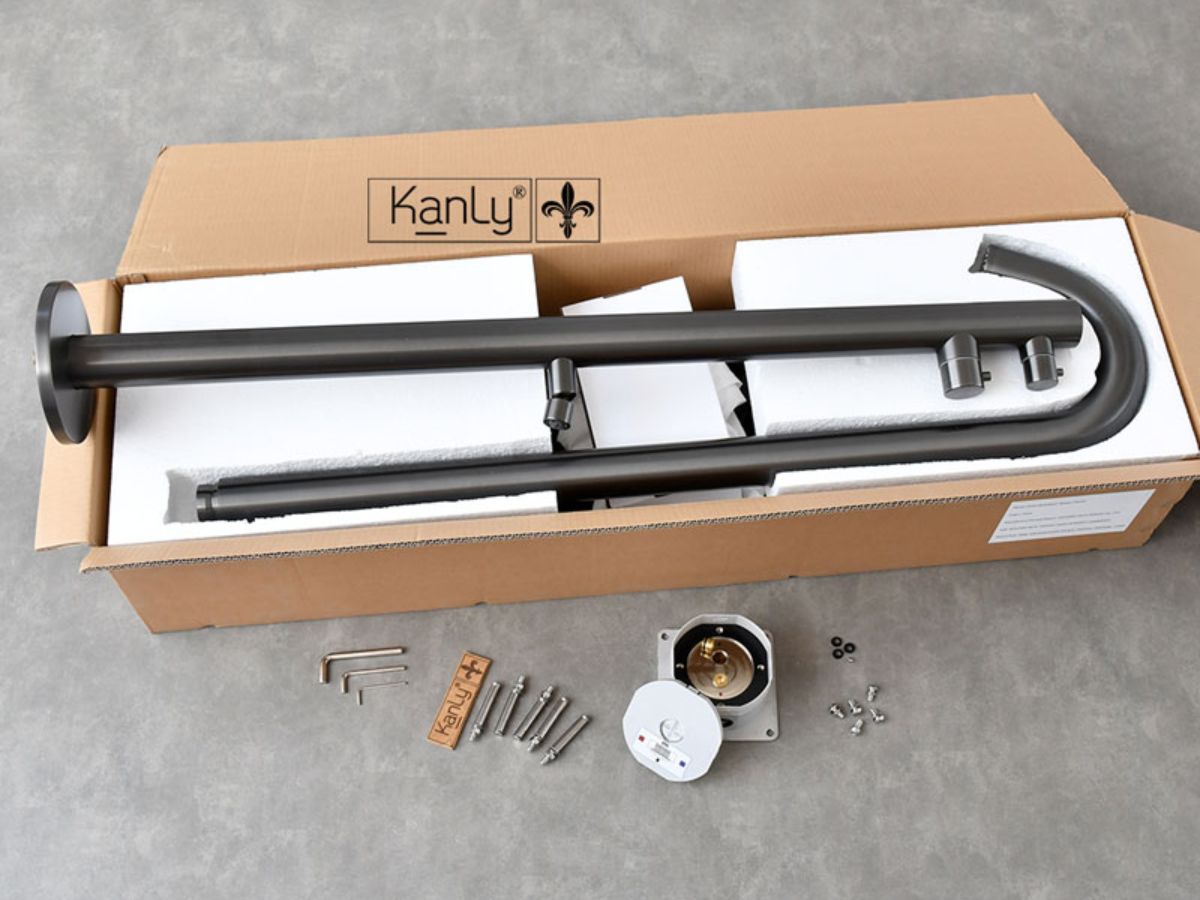 Sen cây tắm đứng đặt sàn ngoài trời Kanly KLS9015B