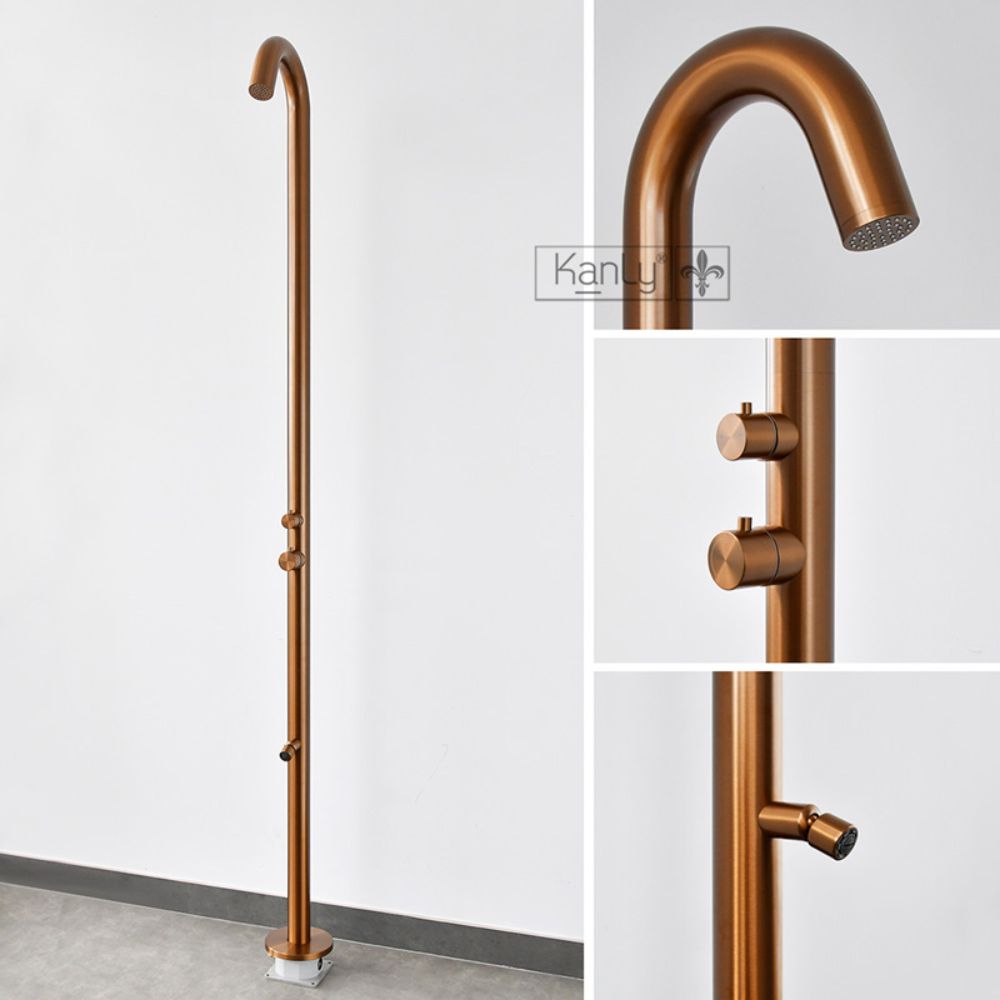 Sen cây tắm đứng đặt sàn ngoài trời Kanly KLS9015B