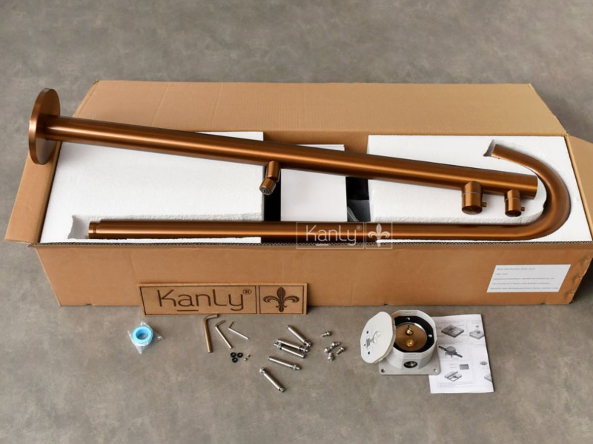 Sen cây tắm đứng đặt sàn ngoài trời Kanly KLS9015B