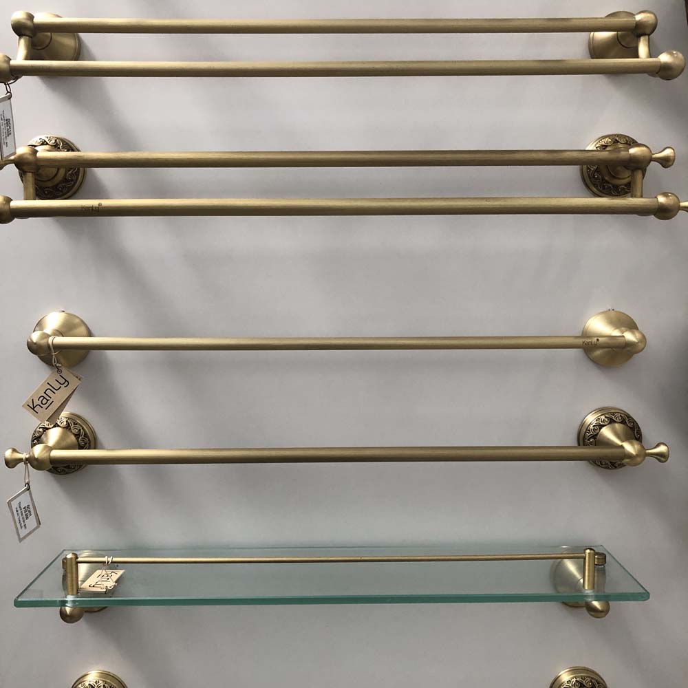 Thanh treo khăn tắm bằng đồng Kanly GCK11