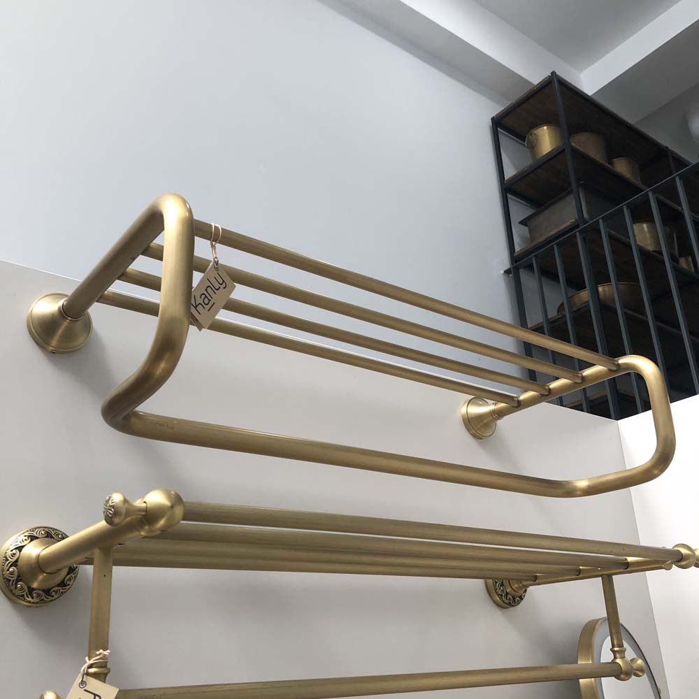 Thanh treo khăn tắm bằng đồng Kanly GCK13