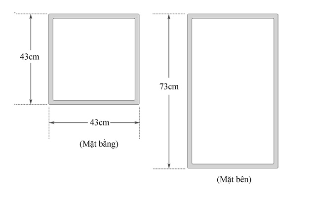 Khung đỡ đặt chậu lavabo mặt đá Kanly FP11