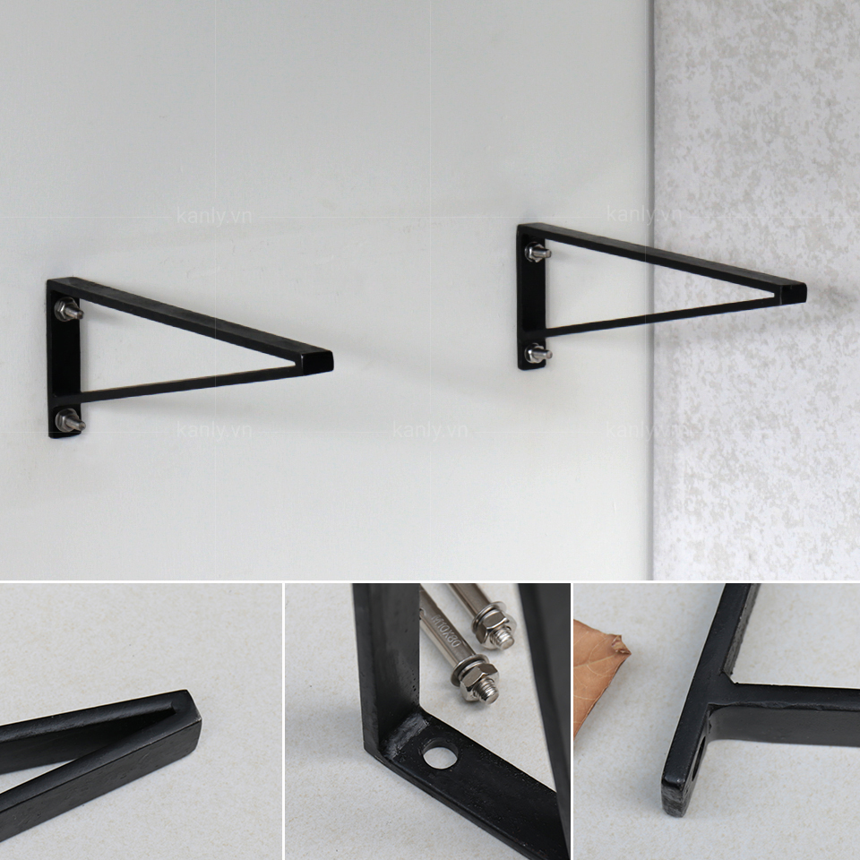 Eke sơn tĩnh điện đen Kanly FW04.01