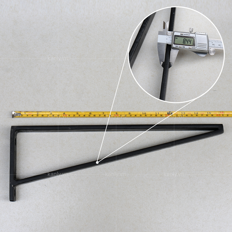 Eke sơn tĩnh điện đen Kanly FW04.01