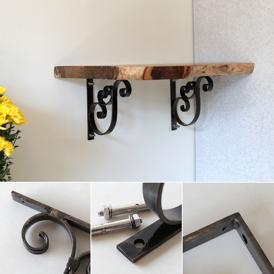 Eke sắt (đỡ mặt đá, mặt gỗ) Kanly FW05.01