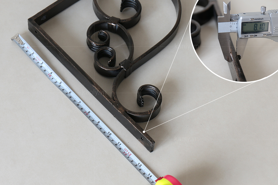 Eke sắt (đỡ mặt đá, mặt gỗ) Kanly FW05.01