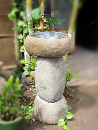 Chân đá cuội để lavabo Kanly MAR75