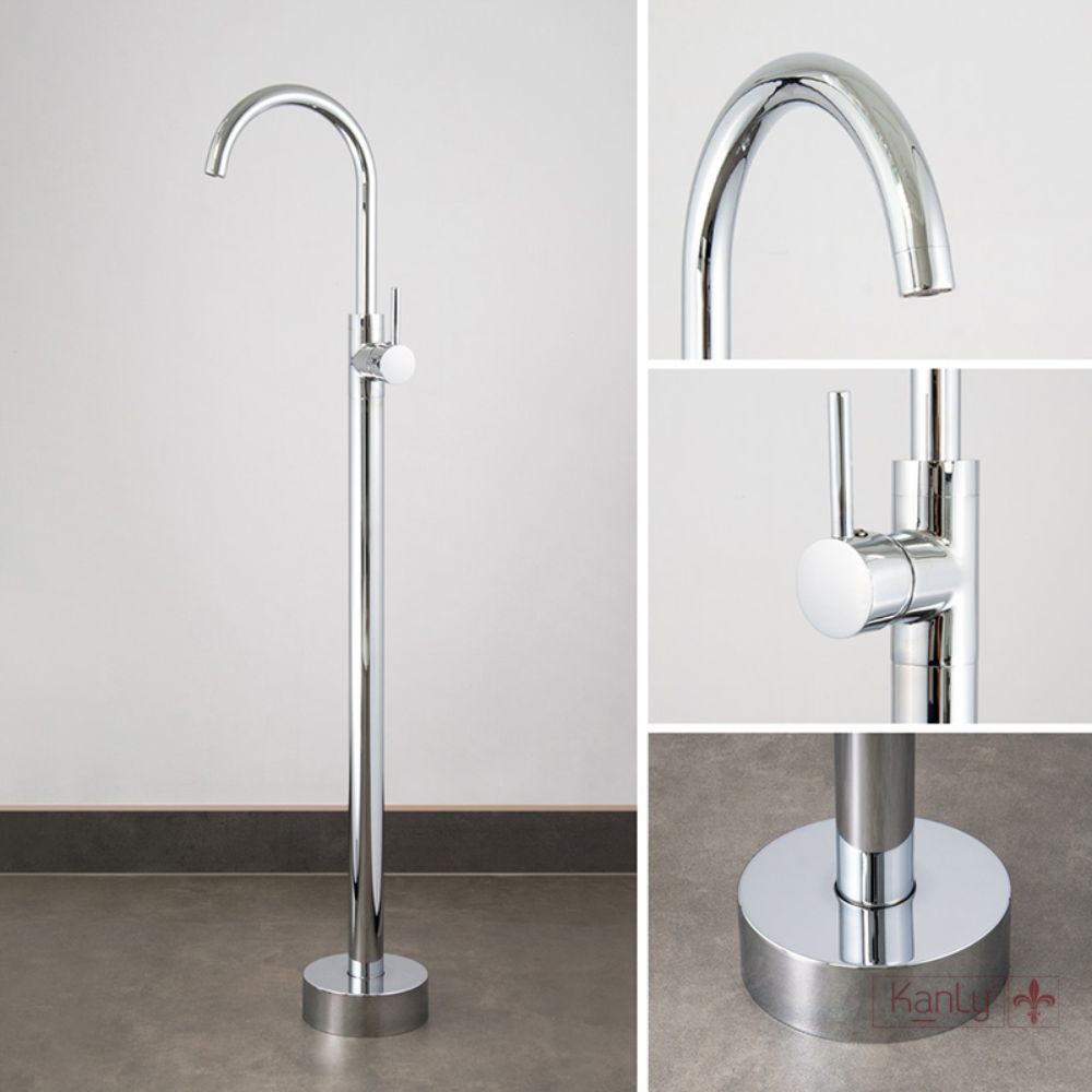 Sen tắm đặt sàn nóng lạnh bằng đồng Kanly CHAH6