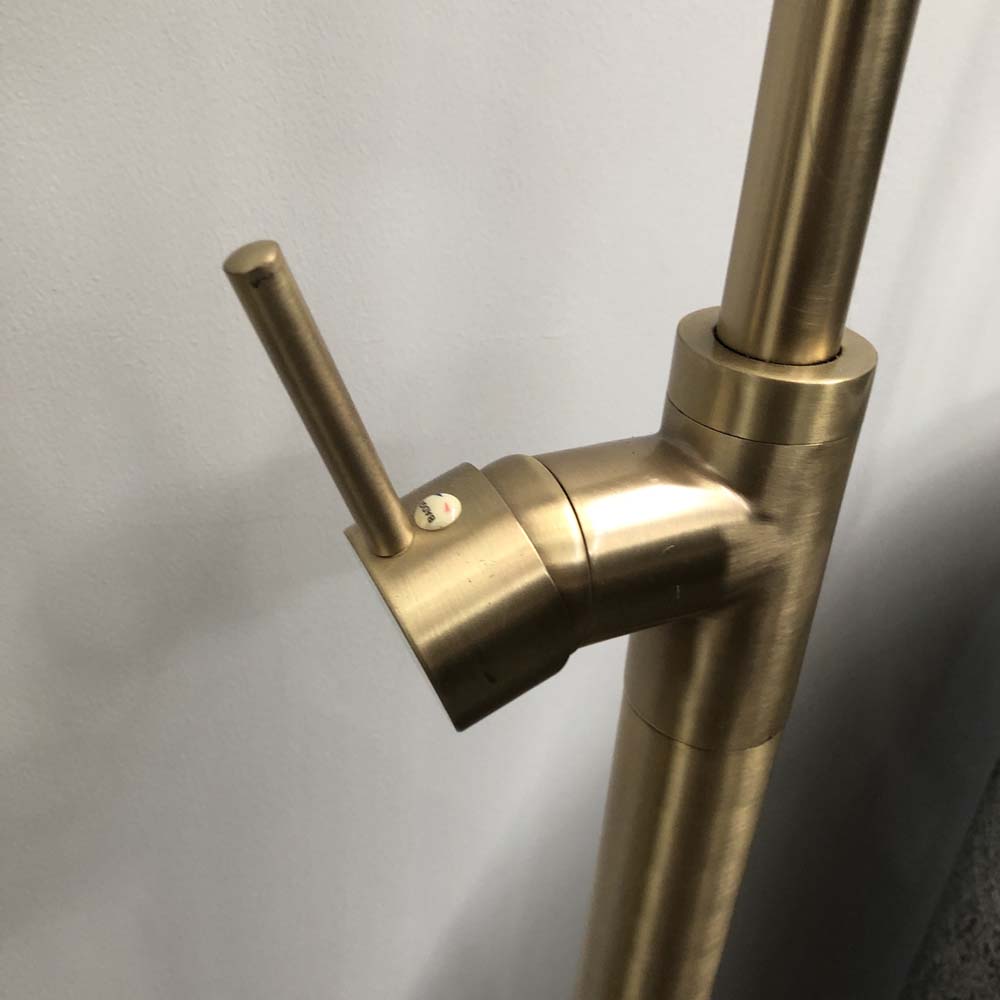 Vòi xả bồn đặt sàn nóng lạnh bằng đồng Kanly GCAH6