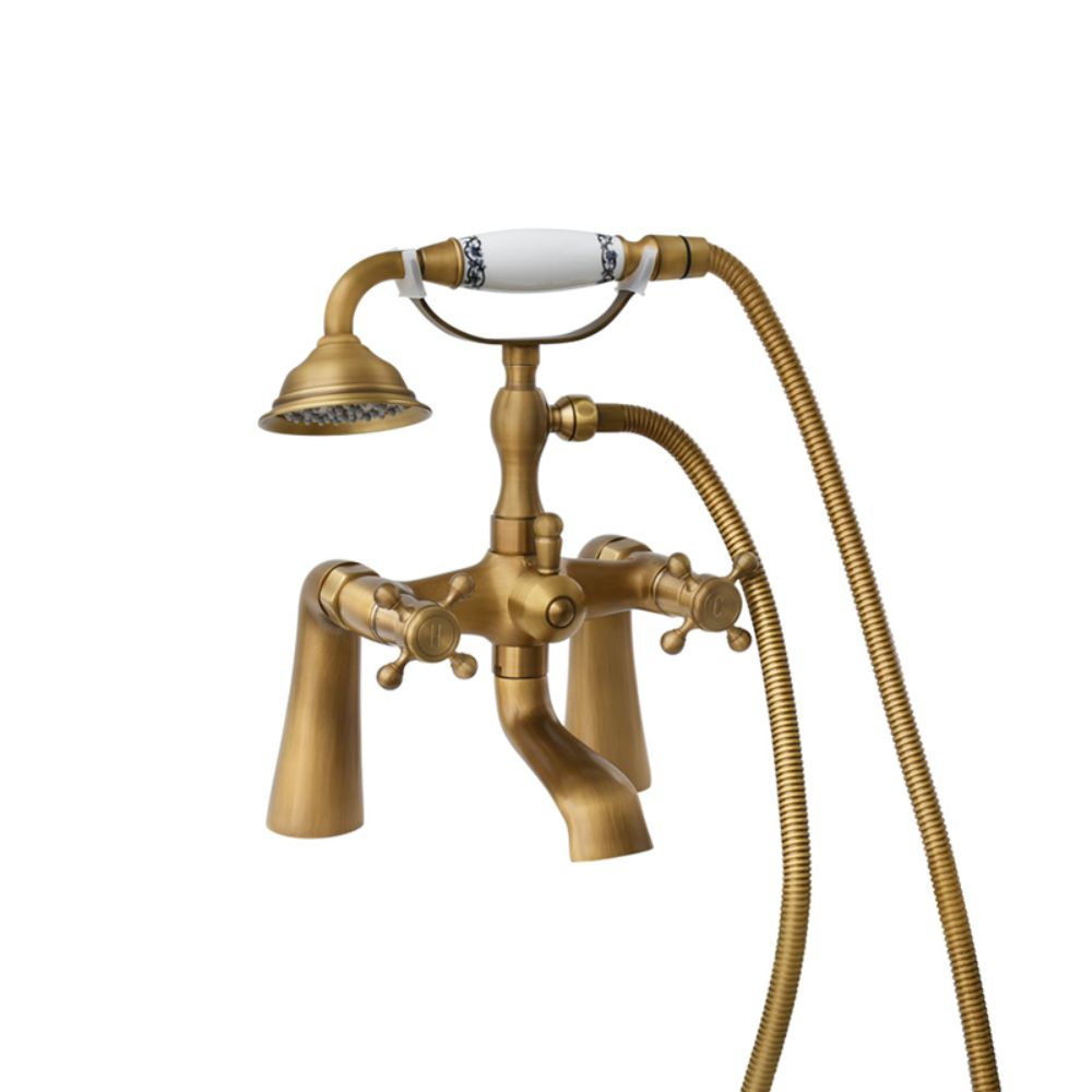 Sen tắm gắn bồn nóng lạnh bằng đồng Kanly GCS02