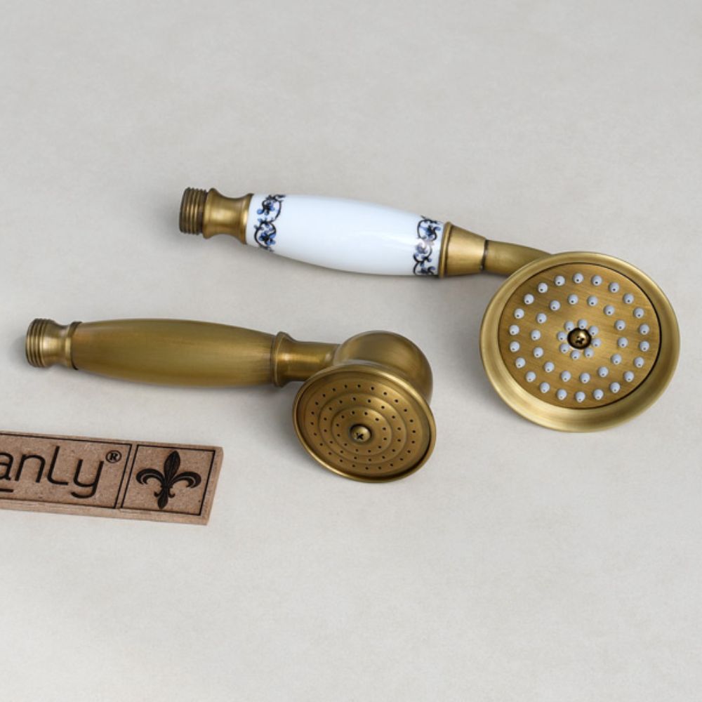 Sen tắm gắn bồn nóng lạnh bằng đồng Kanly GCS02