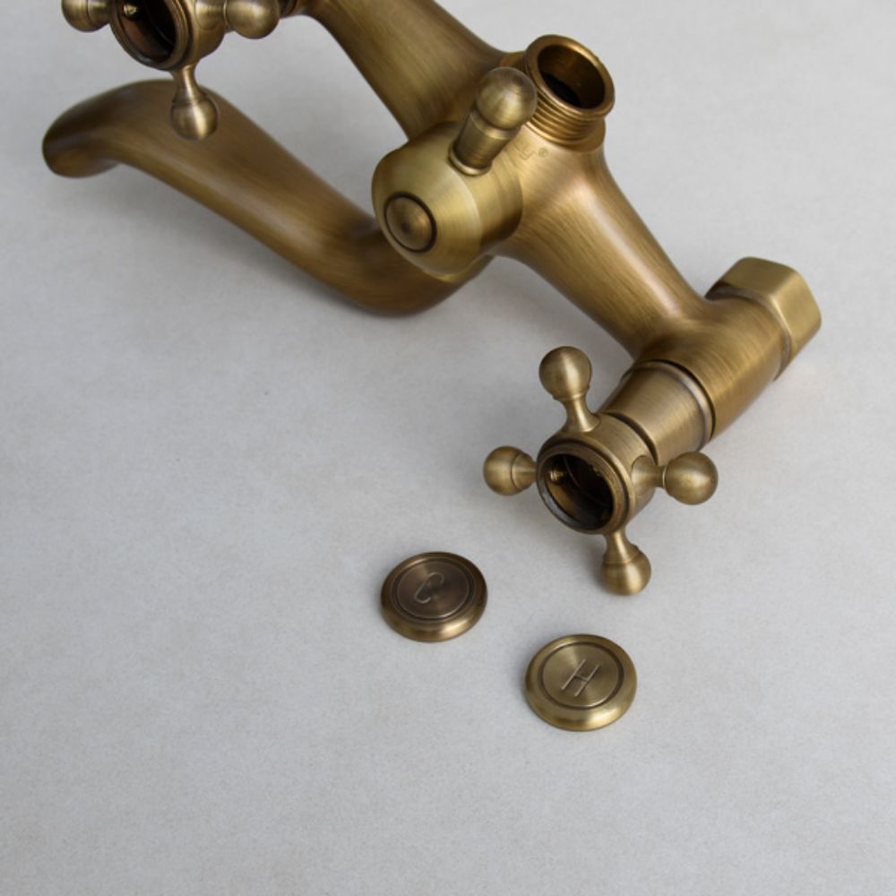 Sen tắm gắn bồn nóng lạnh bằng đồng Kanly GCS02