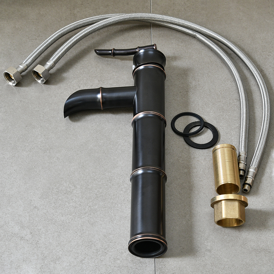 Vòi lavabo nóng lạnh bằng đồng Kanly GCA02B/V02B