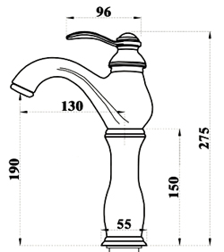 Vòi nước bằng đồng KANLY GCA09