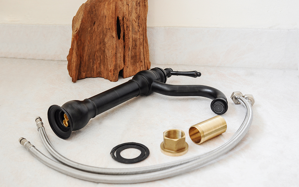 Vòi rửa lavabo thân cao bằng đồng Kanly GCA15B