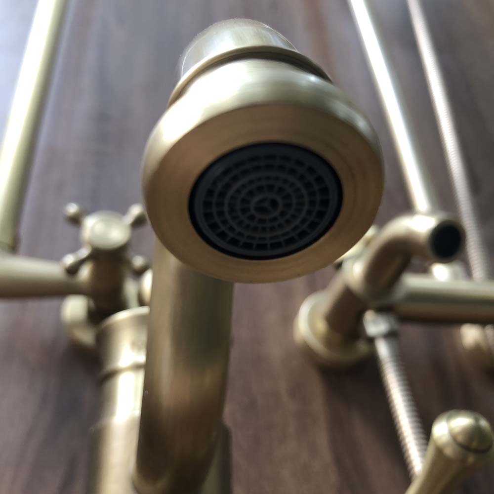 Vòi chậu nóng lạnh bằng đồng Kanly GCA16/V16