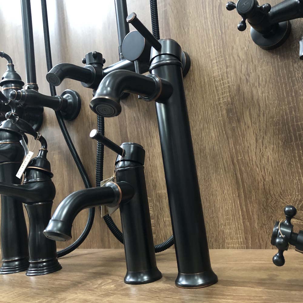 Vòi chậu lavabo nóng lạnh bằng đồng Kanly GCA20B/V20B