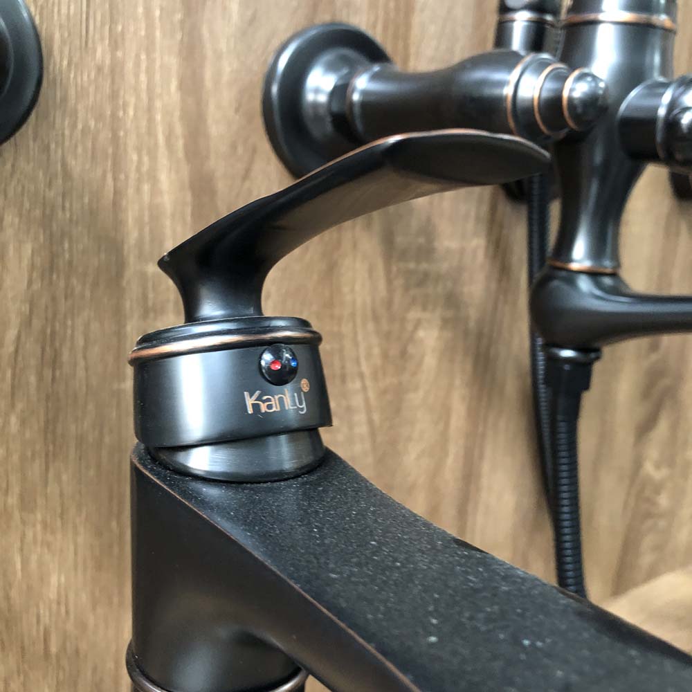 Vòi lavabo nóng lạnh bằng đồng Kanly GCA41B/V41B