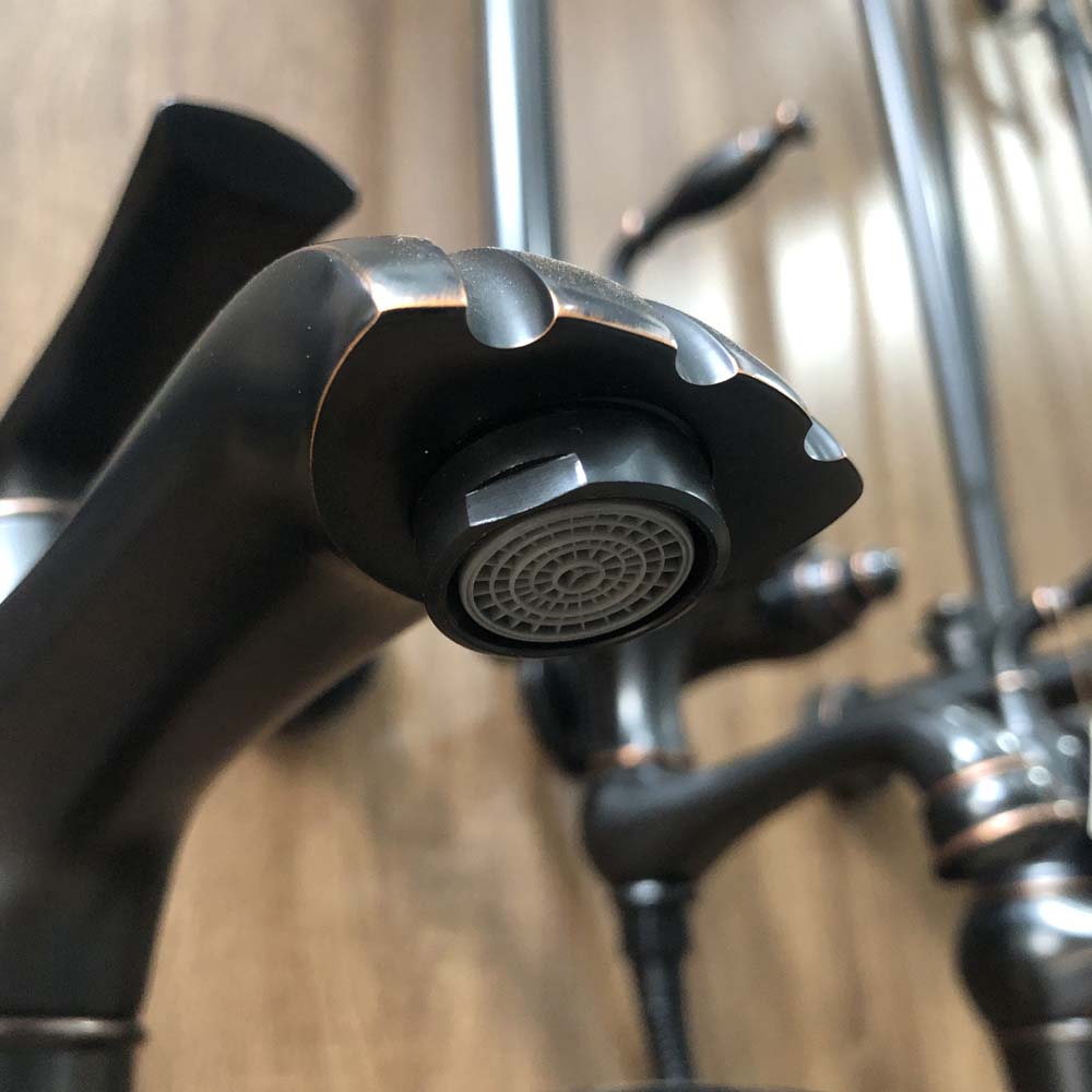 Vòi lavabo nóng lạnh bằng đồng Kanly GCA41B/V41B